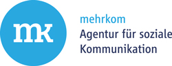 Bild zeigt Logo von mehrkom — Agentur für soziale Kommunikation.
